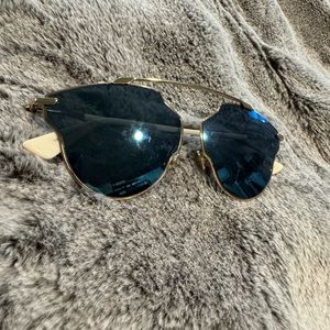 Christian Dior sunglasses for women. Blue and white. Never worn.